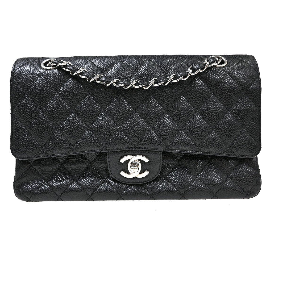 Chanel Timeless - Classic Double Flap Quilted Caviar Medium