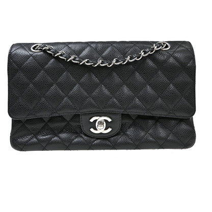 Chanel Timeless - Classic Double Flap Quilted Caviar Medium
