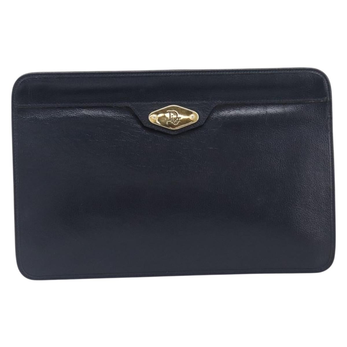 Christian Dior Homme Logo Clutch Leather Product Image