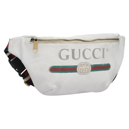 Gucci Logo Belt Printed Leather Medium