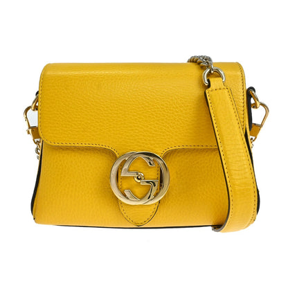 Gucci Interlocking Chain Leather Small