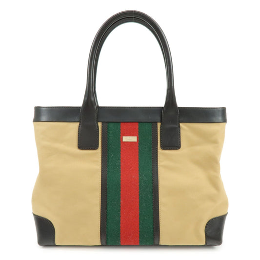 Gucci Vintage Web Canvas and Leather Product Image