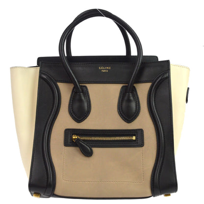 Celine Tricolor Luggage Leather Medium