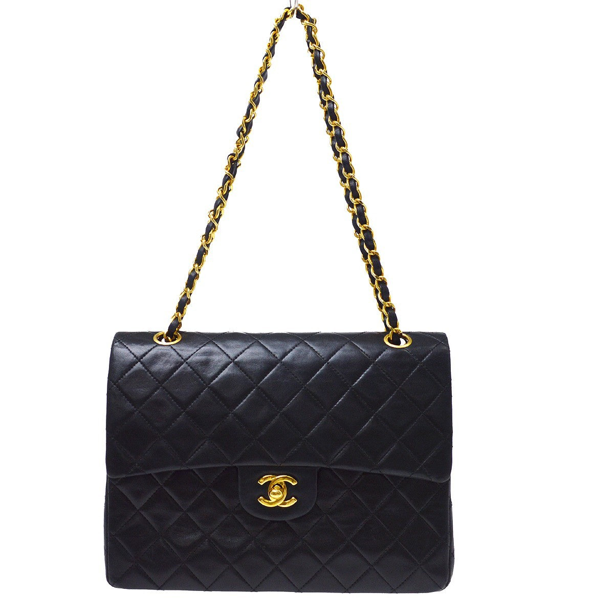 Chanel Vintage Classic Double Flap Quilted Lambskin Medium
