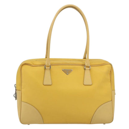 Prada Bauletto Tessuto with Saffiano Leather Medium
