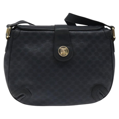 Celine Vintage Macadam Shoulder Bag Canvas Medium