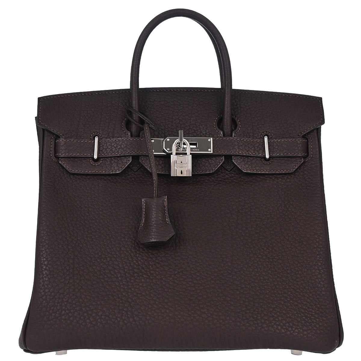 Hermes HAC Birkin Black Fjord with Palladium Hardware 28