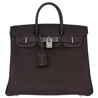 Hermes HAC Birkin Black Fjord with Palladium Hardware 28