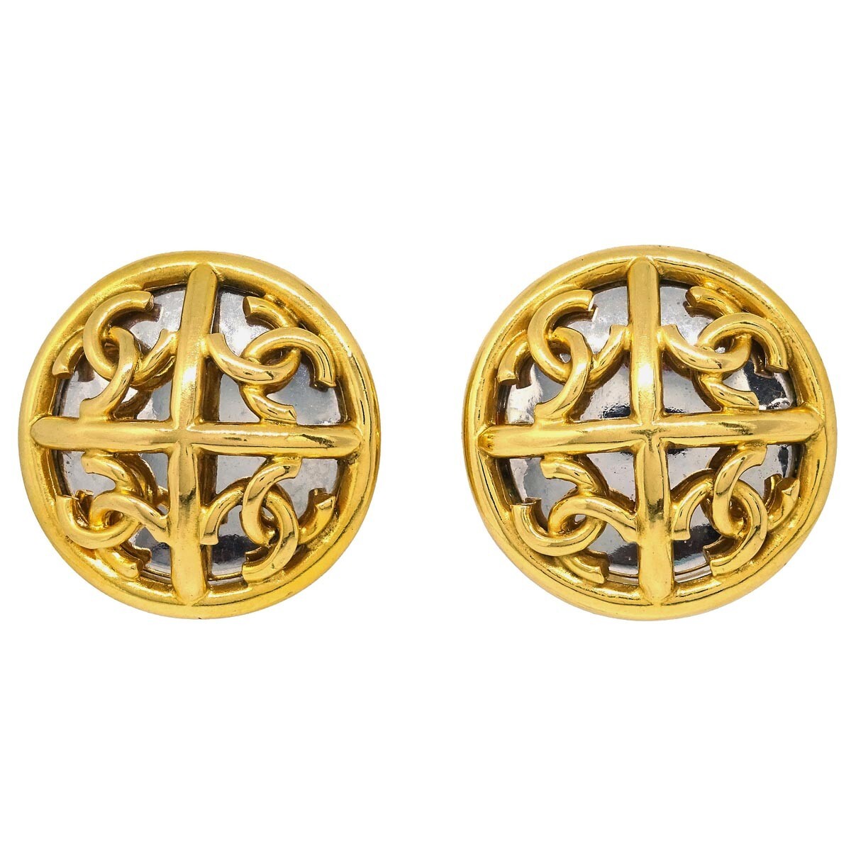 Chanel CC Round Metal Product Image