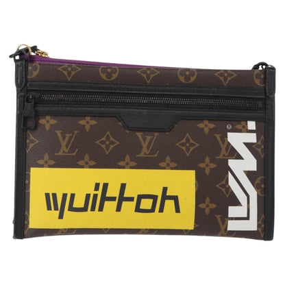 Louis Vuitton Double Flat Messenger Limited Edition Logo Story Monogram Canvas and Denim Product Image