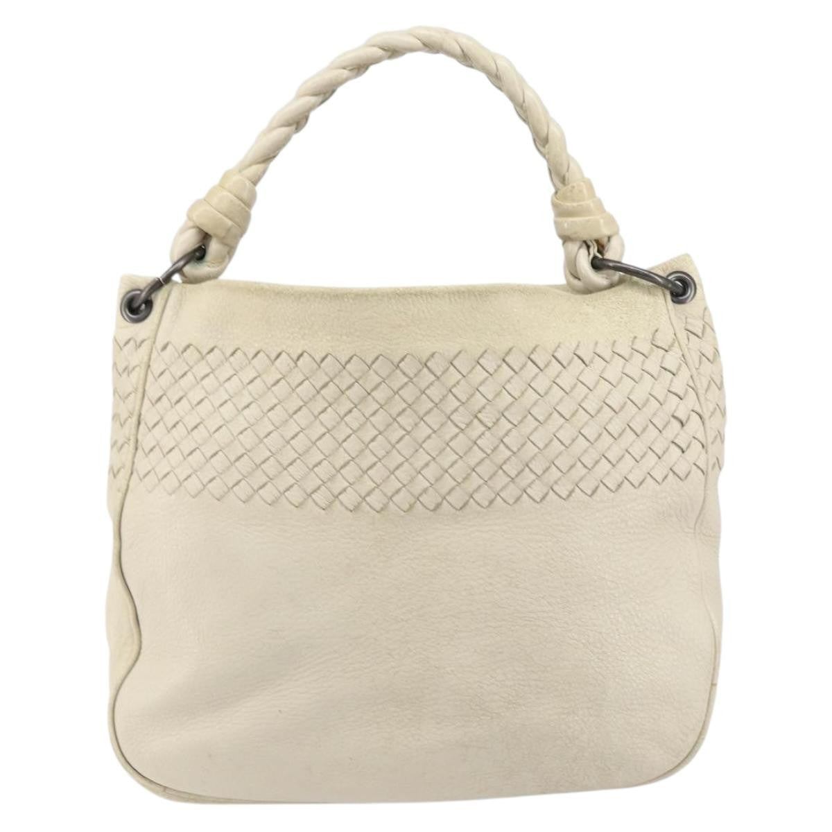 Bottega Veneta Braided Handle Hobo Embroidered Leather with Intrecciato Detail Large