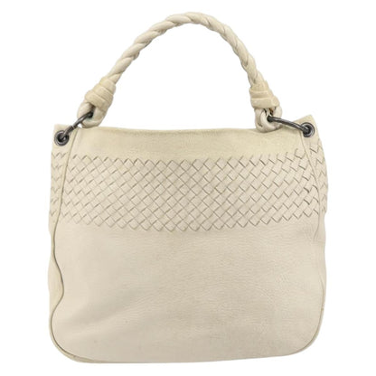 Bottega Veneta Braided Handle Hobo Embroidered Leather with Intrecciato Detail Large