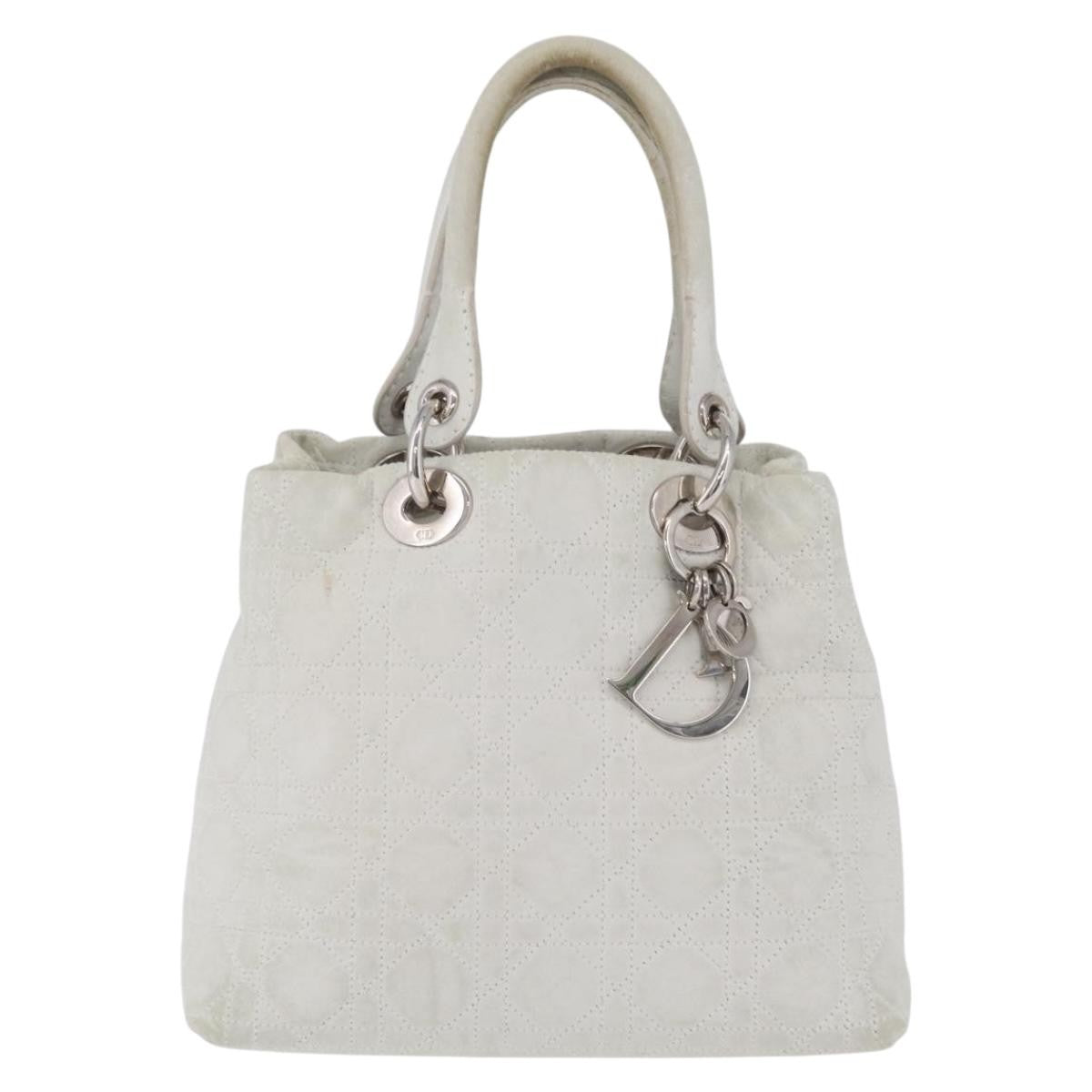 Christian Dior Lady Dior Cannage Quilt Calfskin Medium