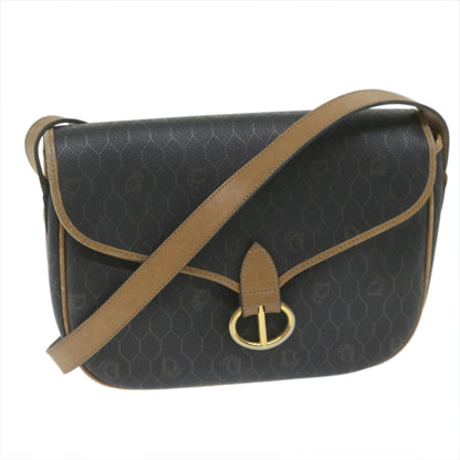 Christian Dior Vintage Honeycomb Flap Canvas and Leather Product Image