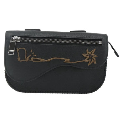 Christian Dior Saddle Pouch Belt Leather Product Image