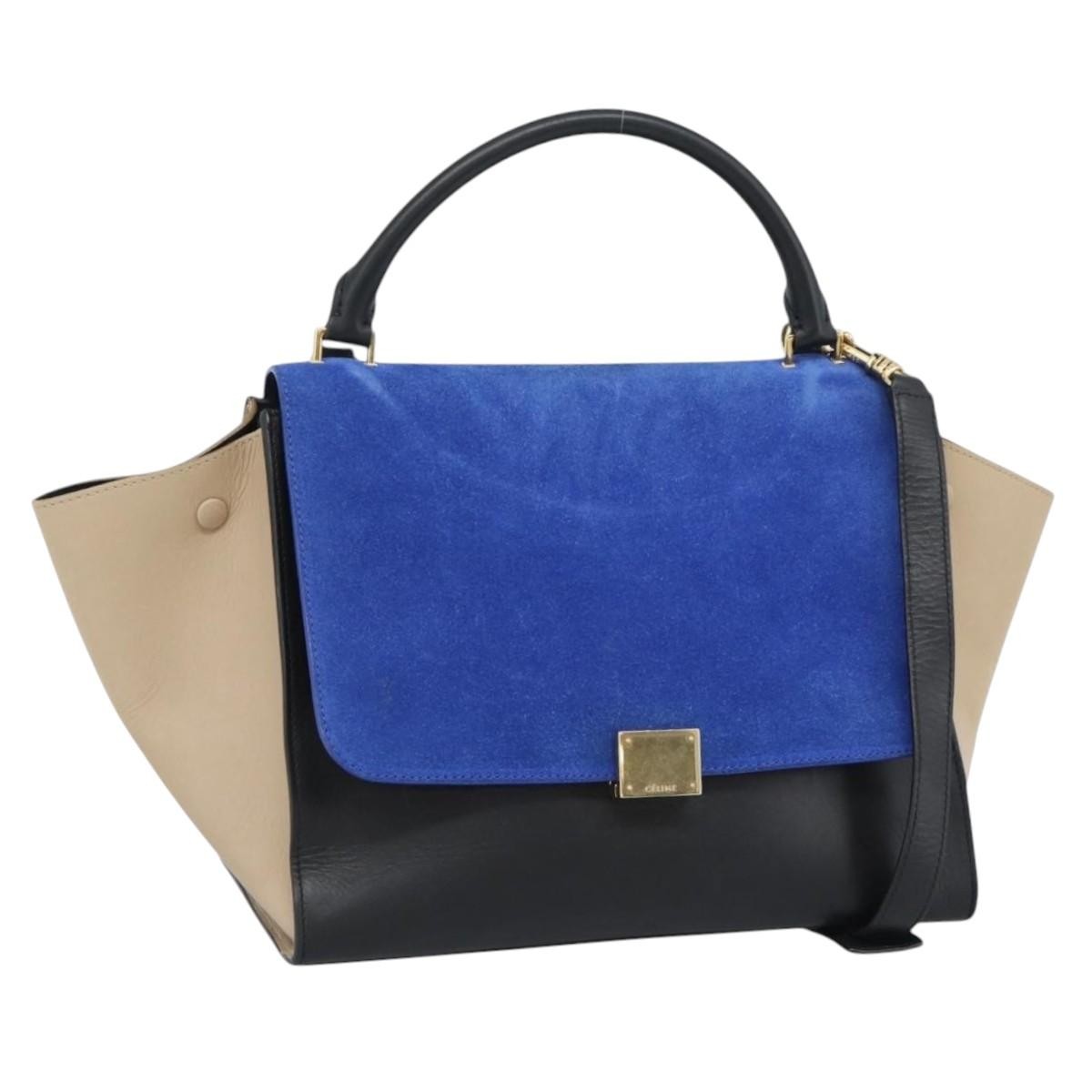 Celine Trapeze Leather with Suede Medium