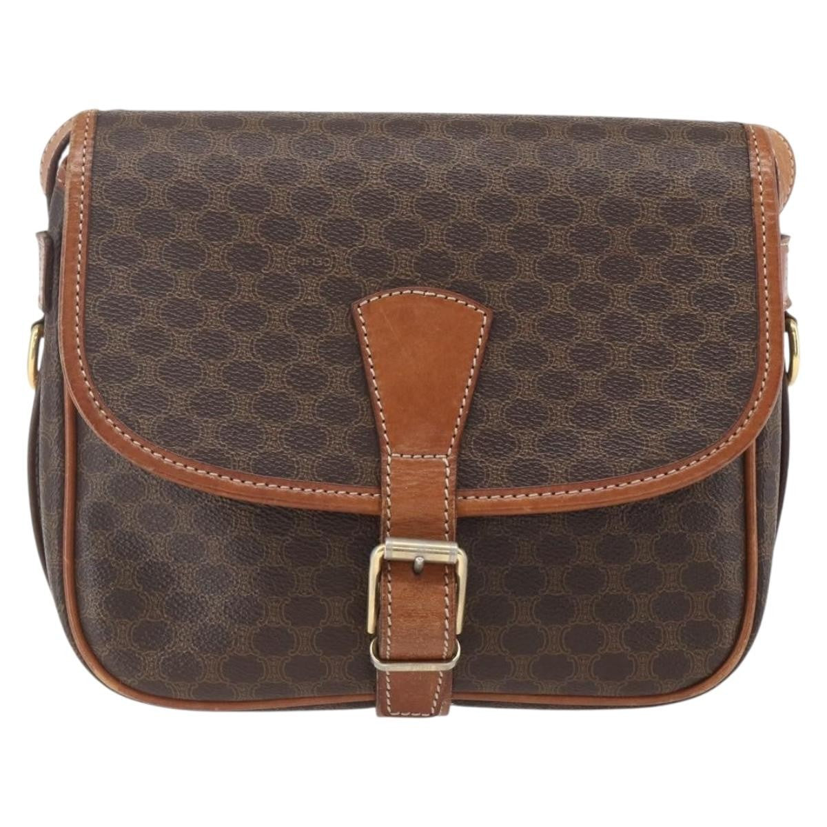 Celine Vintage Macadam Canvas and Leather Product Image