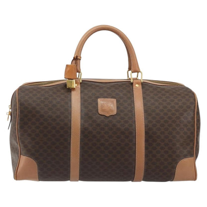 Celine Vintage Macadam Boston Canvas and Leather Product Image