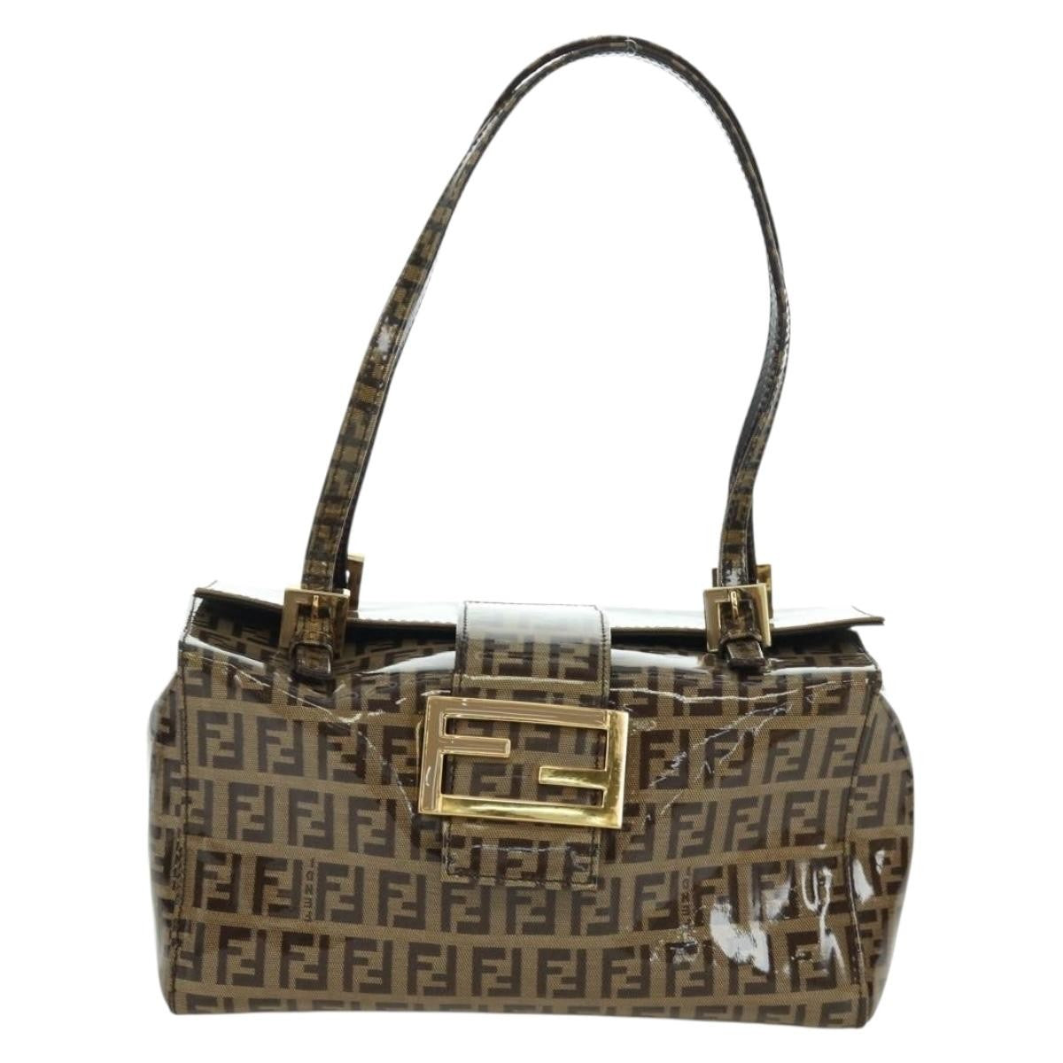Fendi Mamma Baguette Zucca patent leather Product Image