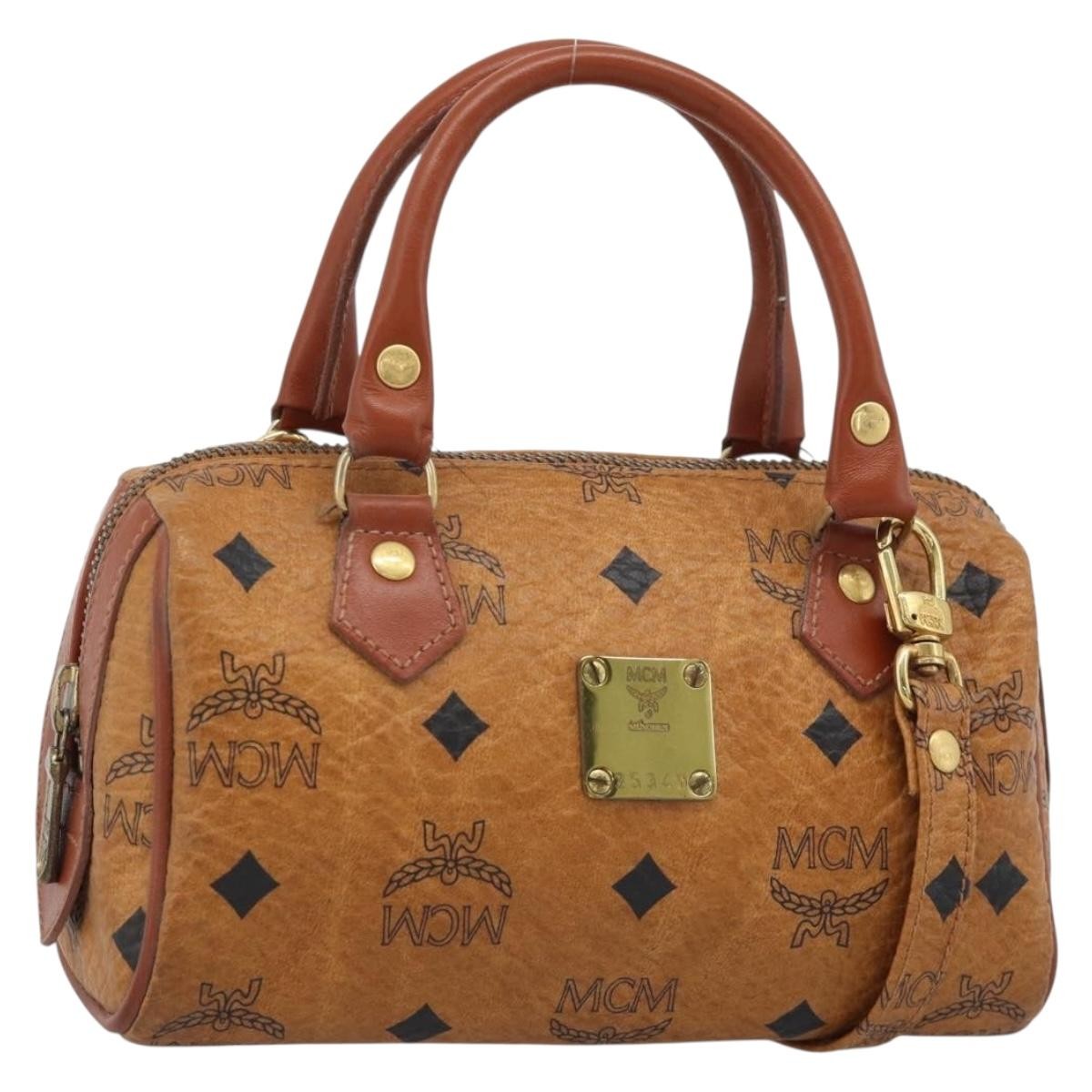 MCM Visetos logogramme Canvas and Leather Product Image