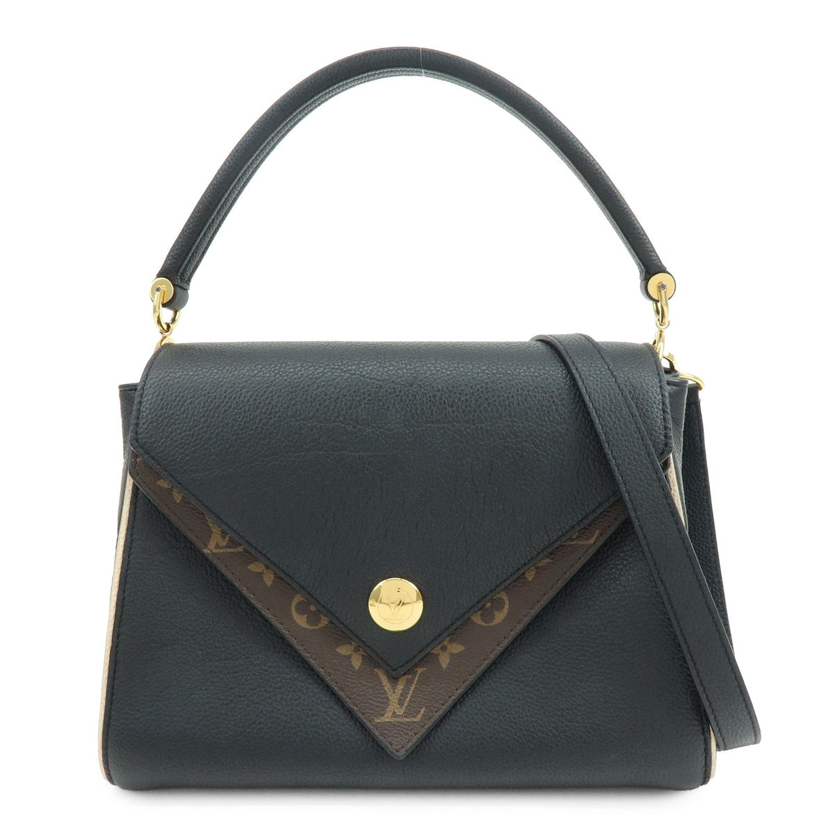 Louis Vuitton Double V Calfskin with Monogram Canvas Product Image