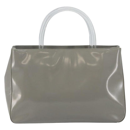 Prada Resin Handle Tote Patent Leather Product Image