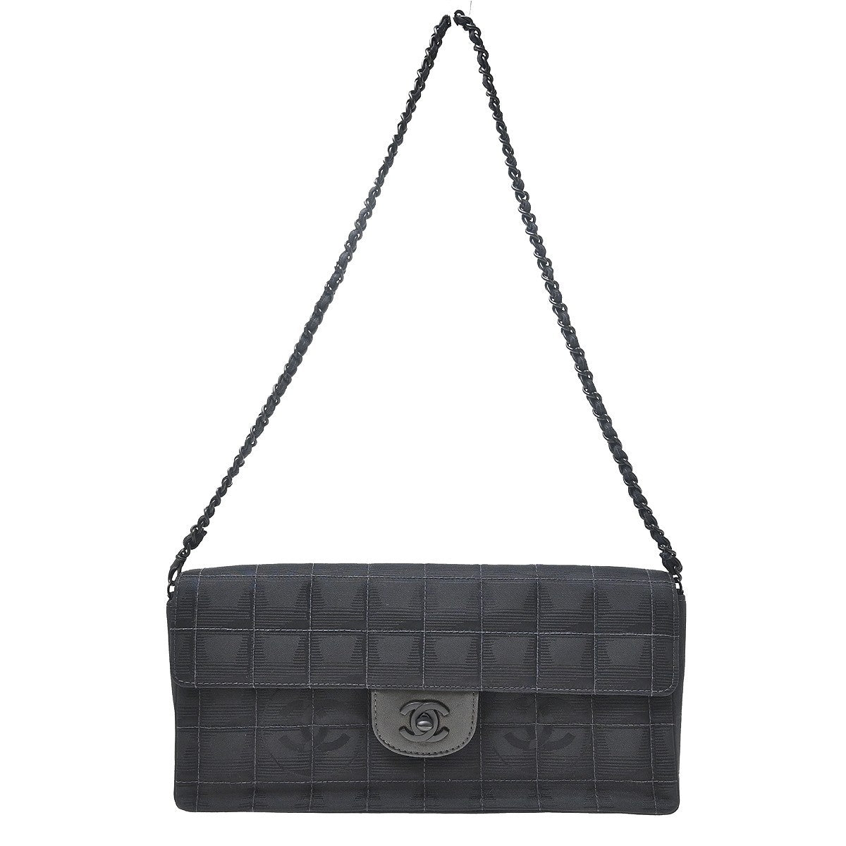 Chanel Travel Line Flap Quilted Nylon East West