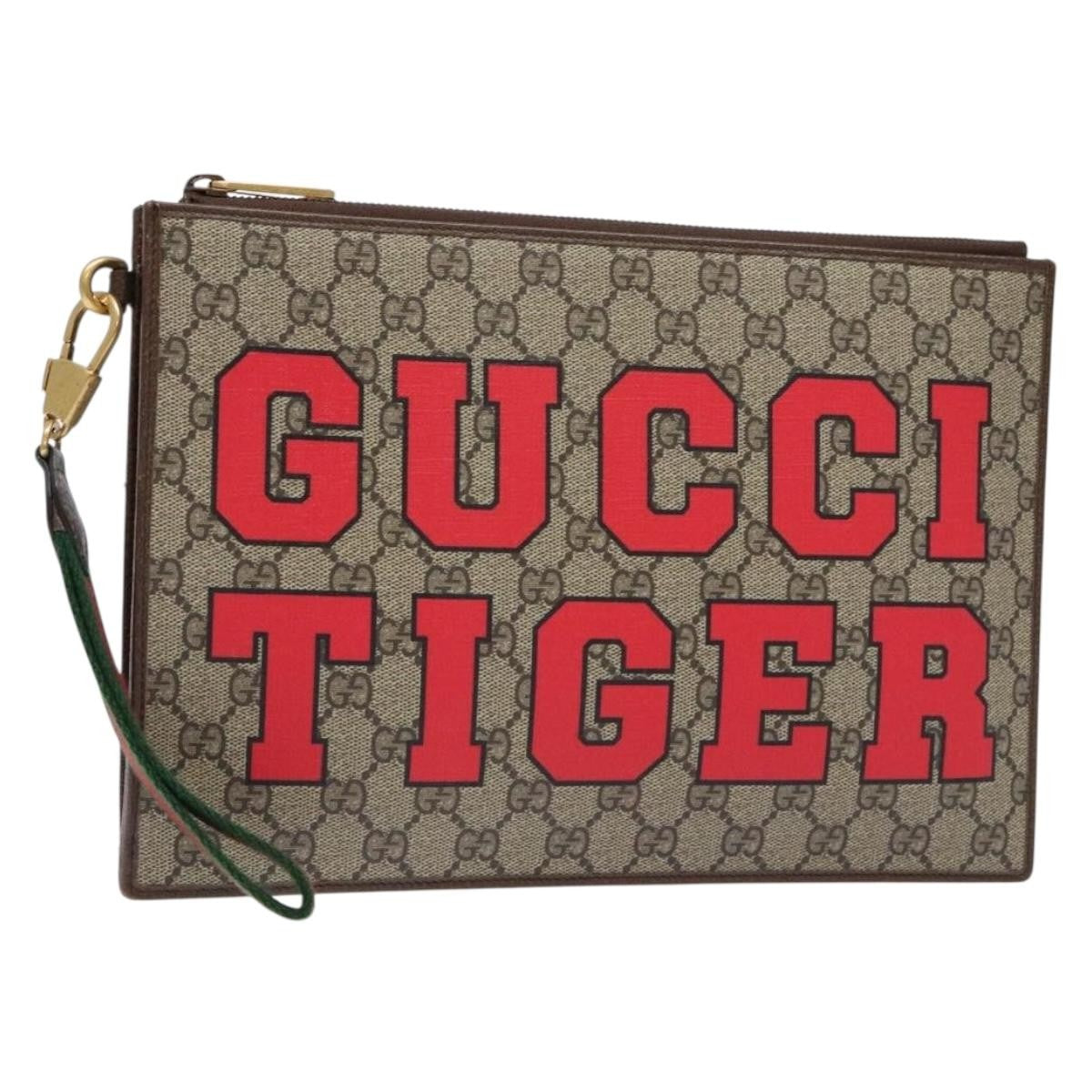 Gucci Vintage Web Sherry Line Handbag Canvas Product Image