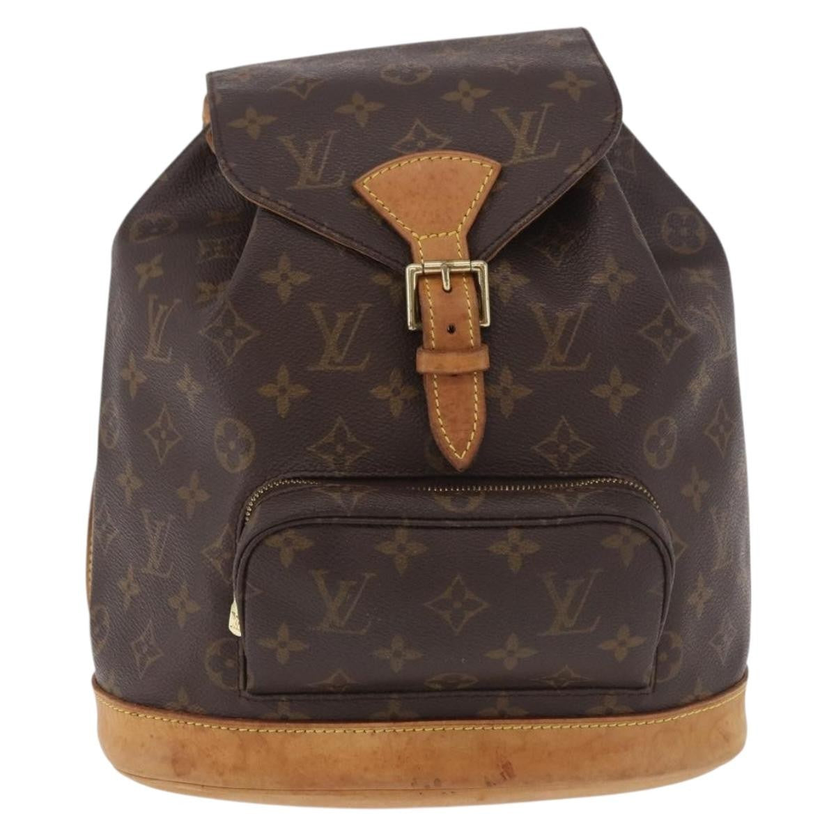 Louis Vuitton Vintage Montsouris Monogram Canvas MM