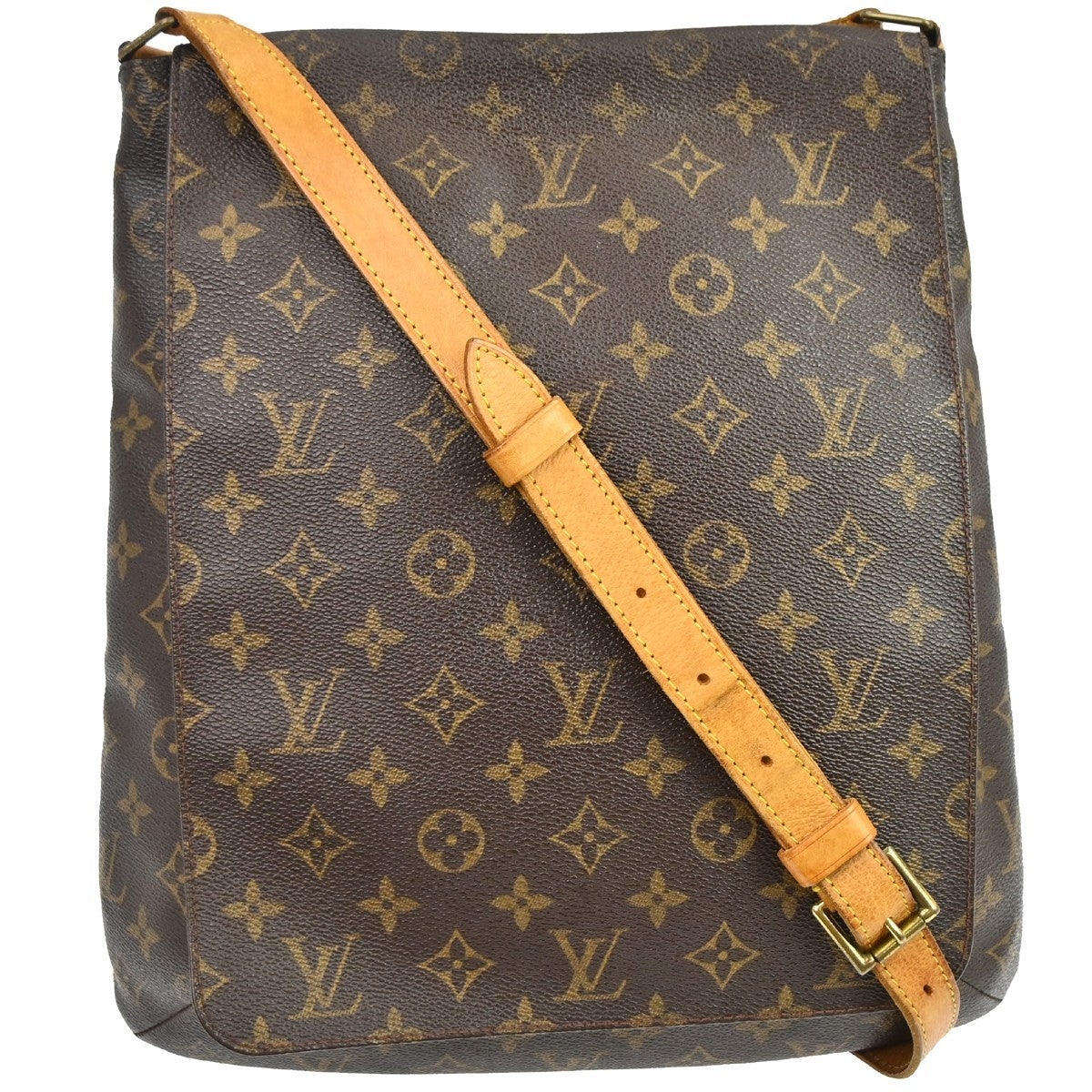 Louis Vuitton Musette Handbag Monogram Canvas large