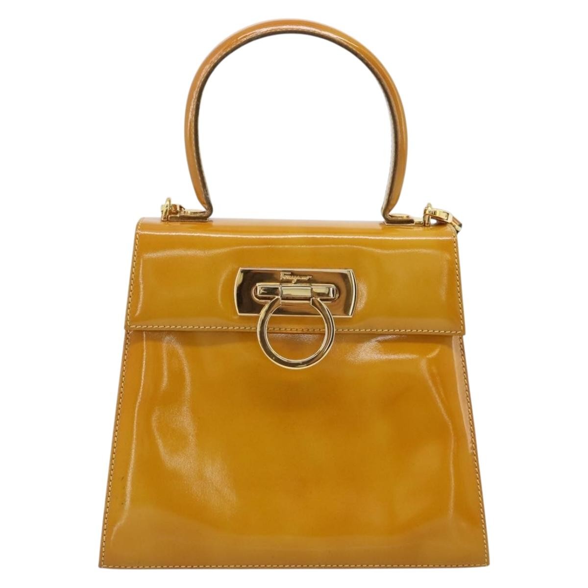 Salvatore Ferragamo Gancini Patent leather Product Image