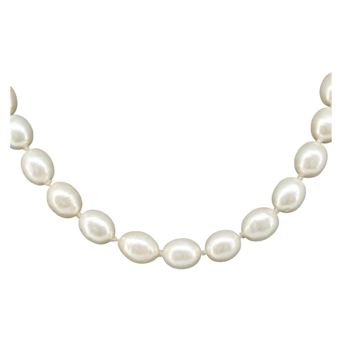 Chanel CC Pearl Metal and Pearls Product Image
