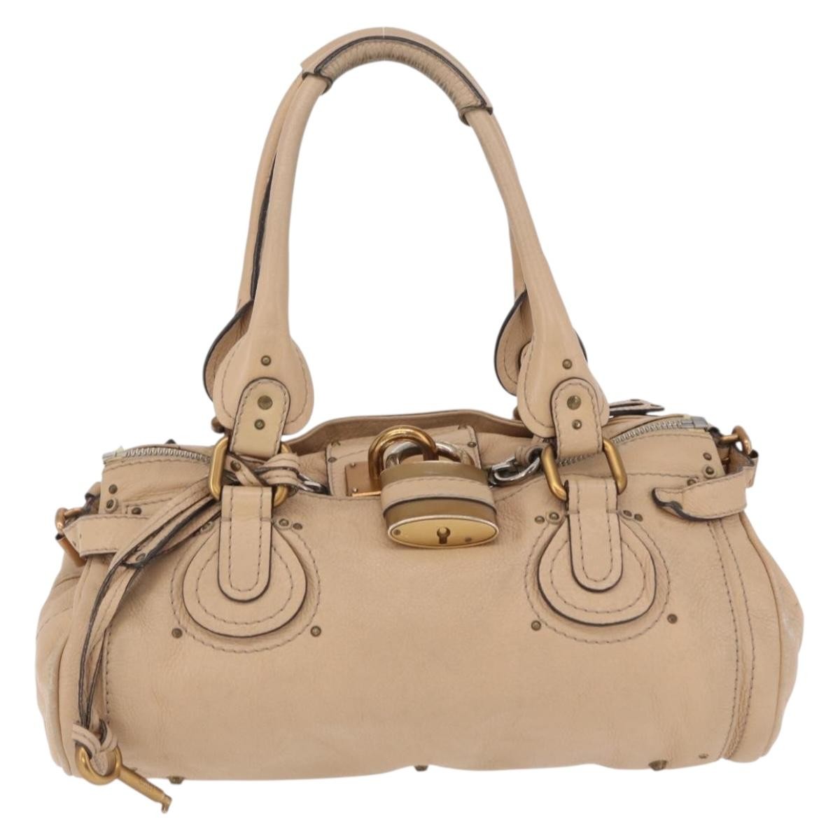 Chloe Paddington Lock Leather Medium