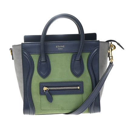 Celine Tricolor Luggage Leather Micro