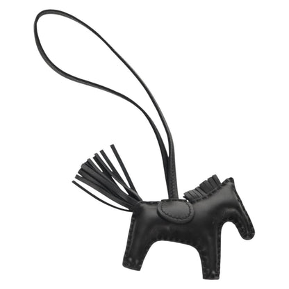 Hermes So Black GriGri Rodeo Bag Charm Leather PM