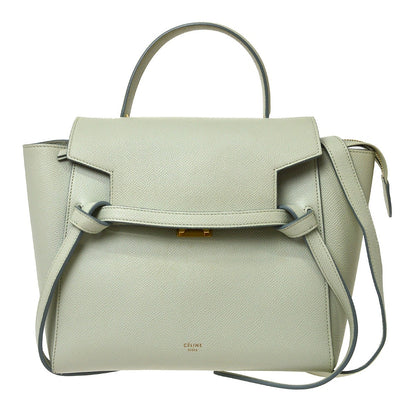Celine Belt Textured Leather Micro