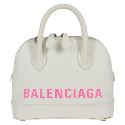 Balenciaga Logo Ville Bag Leather XXS