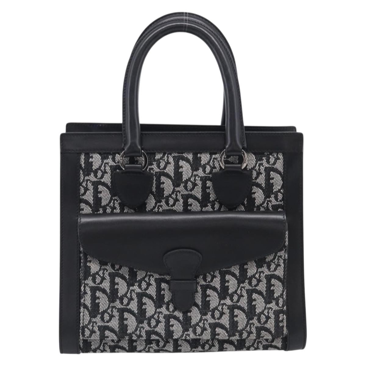 Christian Dior Vintage Trotter Pocket Diorissimo Canvas Small