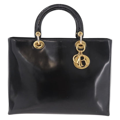 Christian Dior Vintage Lady Dior Patent Medium