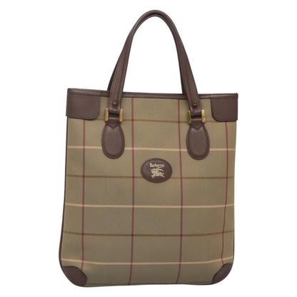 Burberry Nova Check Tote Canvas and Leather Product Image
