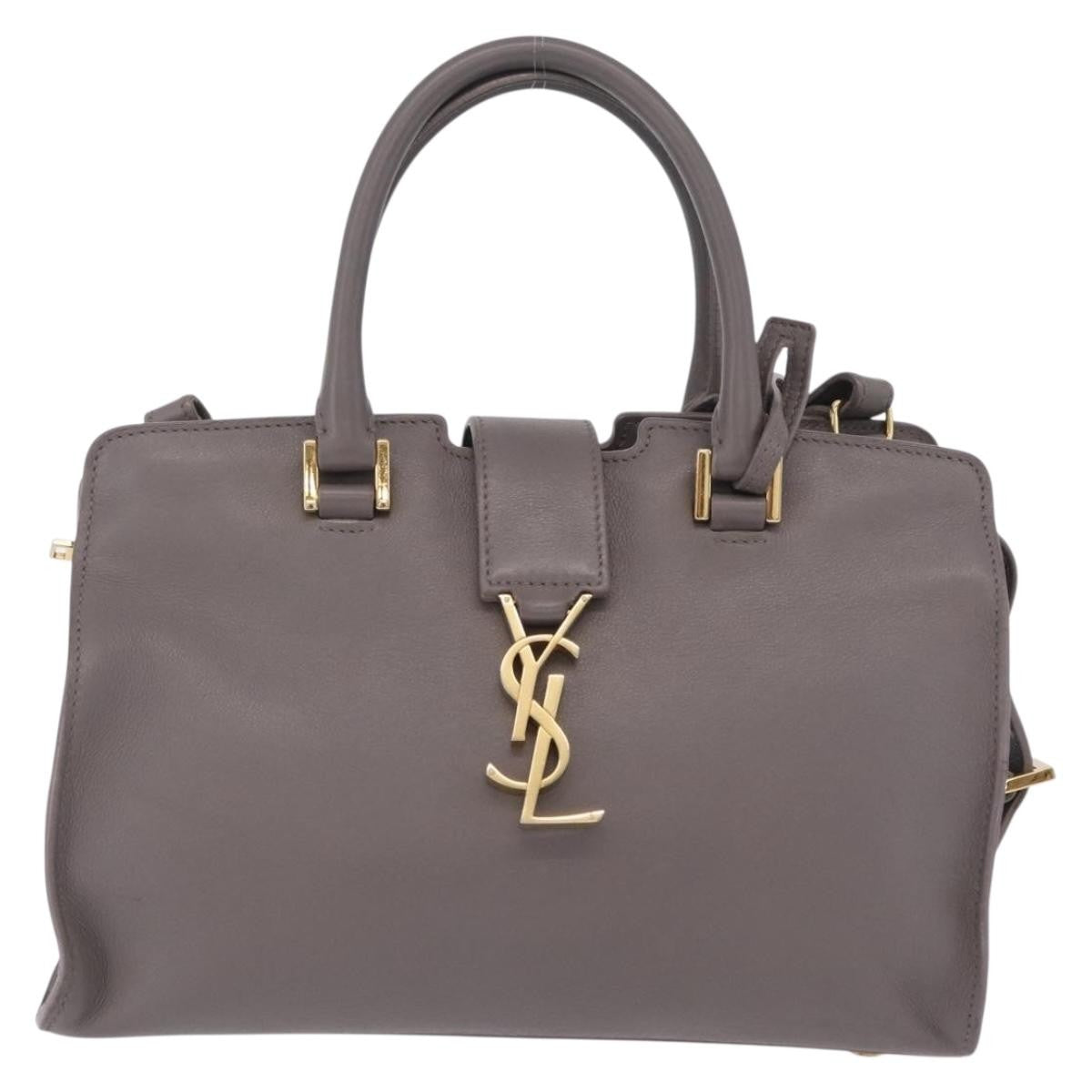 Saint Laurent Monogram Cabas Leather Baby