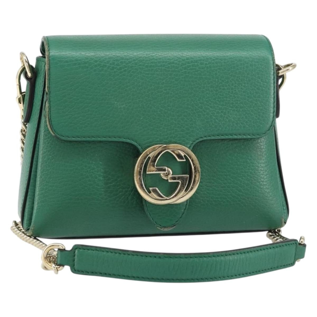 Gucci Interlocking Chain Leather Small