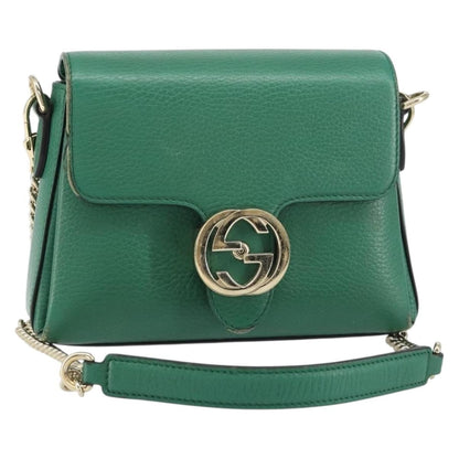 Gucci Interlocking Chain Leather Small