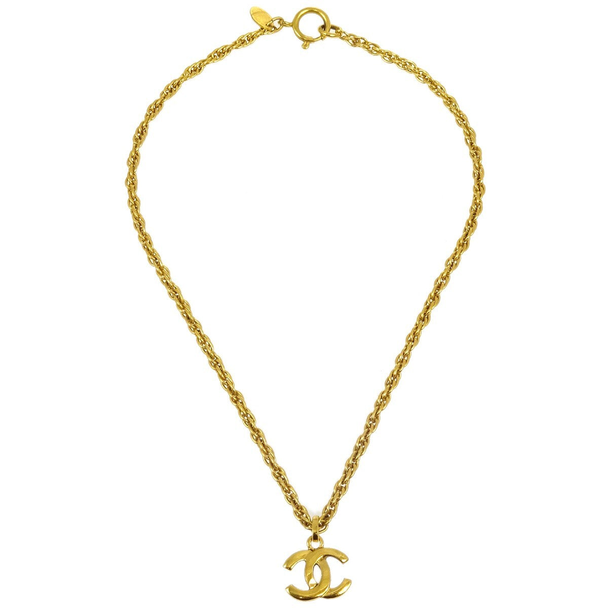 Chanel CC Pendant Necklace Metal Product Image