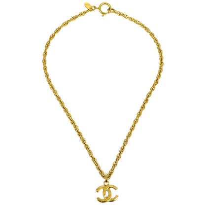 Chanel CC Pendant Necklace Metal Product Image