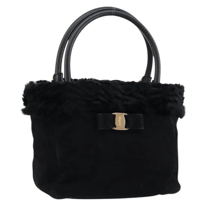 Salvatore Ferragamo Vala Handbag Suede Product Image