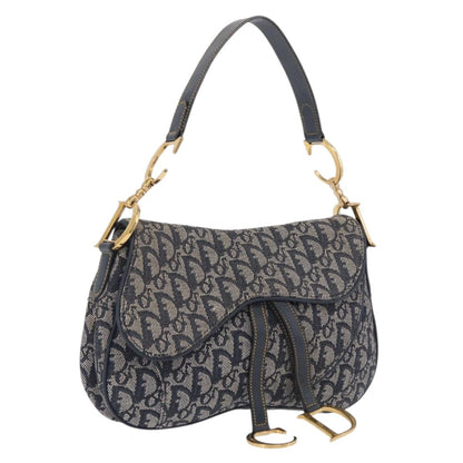 Christian Dior Vintage Double Saddle Diorissimo Canvas Product Image
