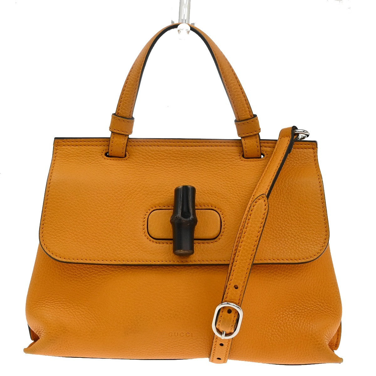 Gucci Bamboo Daily Top Handle Bag Leather Medium