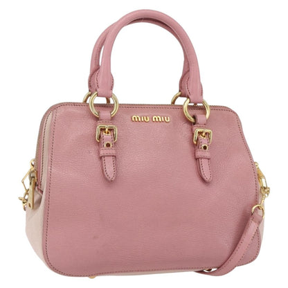 Miu Miu Madras Bowler Bag Leather Small