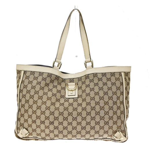 Gucci Abbey D- GG Canvas with Leather Large